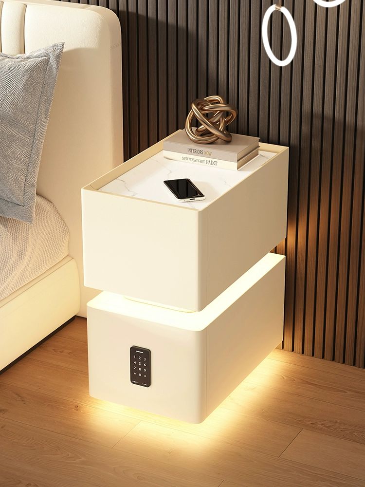 스마트 LED 무선충전 갤럭시워치 맥세이프충전기 고속 탁상시계 베이지화이트 더블 레이어 인덕션이 있는 완전 포장 설치없이바로사용가능 25x40x48cm - 상세 이미지 5