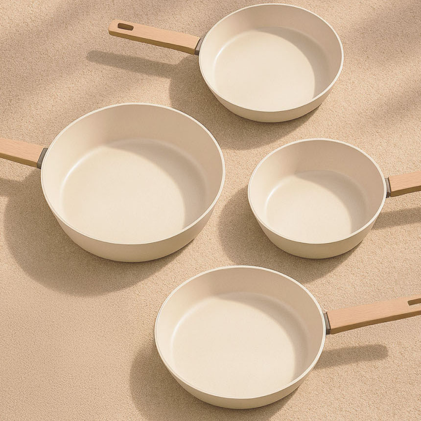 [N단독구성]델라고 프라이팬 베로 세라믹 코팅 인덕션 후라이팬 24cm