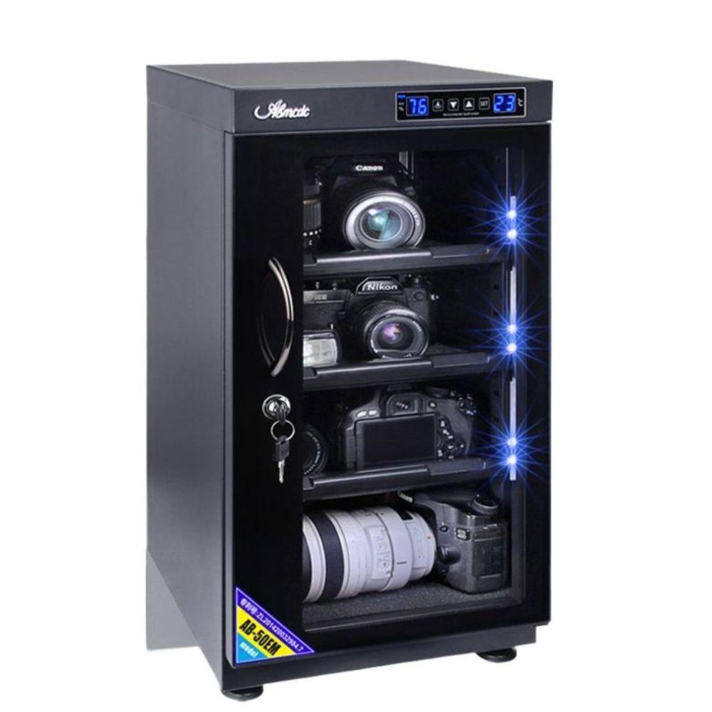 카메라 제습함 보관함 LED 장비 수납함 전자 냉장고 렌즈 40L 수치 제어 2단 LED 조명 - 상세 이미지 2