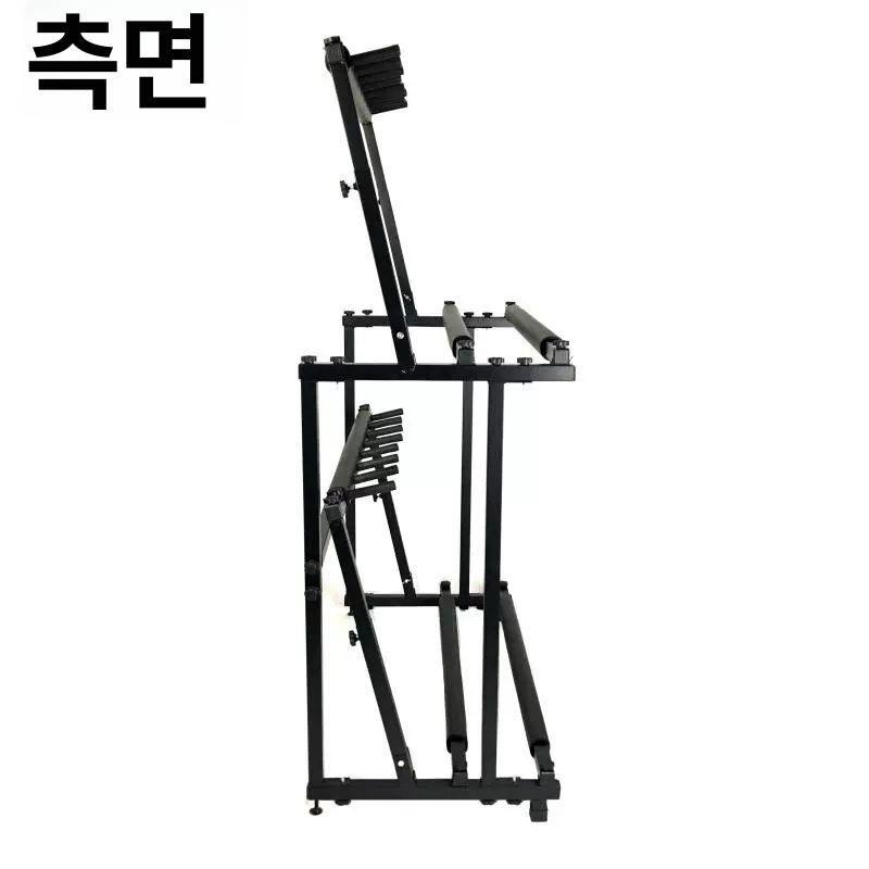 테니스 배드민턴 라켓 진열대 거치대 스포츠라켓 라켓거치대 높이 조절이 가능한 14인용 등받이 - 상세 이미지 3