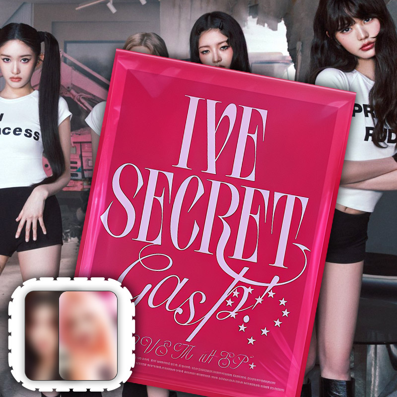 아이브 앨범 IVE SECRET 시크릿 포토북+특전2장 XOXZ 엑스오엑스지 미니4집 노래 - 상품 이미지