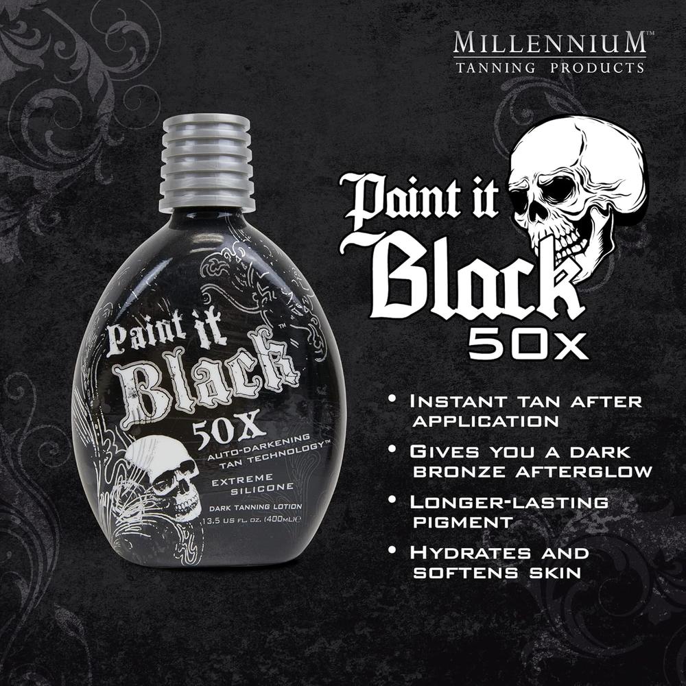 밀레니엄 Paint It 블랙 50X 다크 태닝로션 400ml - 상세 이미지 2