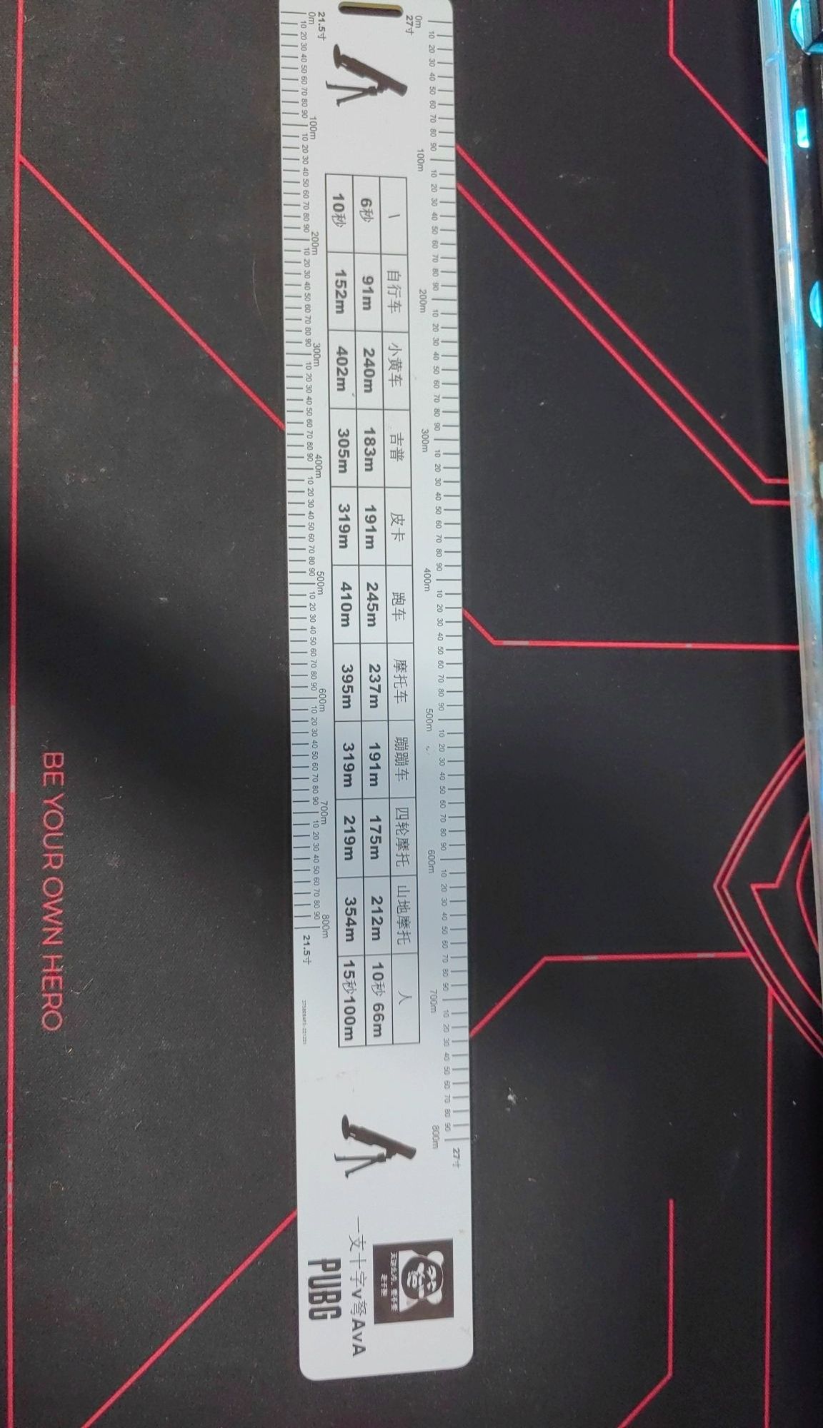 배그박격포자 캘리퍼 모니터 박격포자 화면 사이즈 눈금자 27인치 1080P.2K화면공용 30cm - 상세 이미지 2