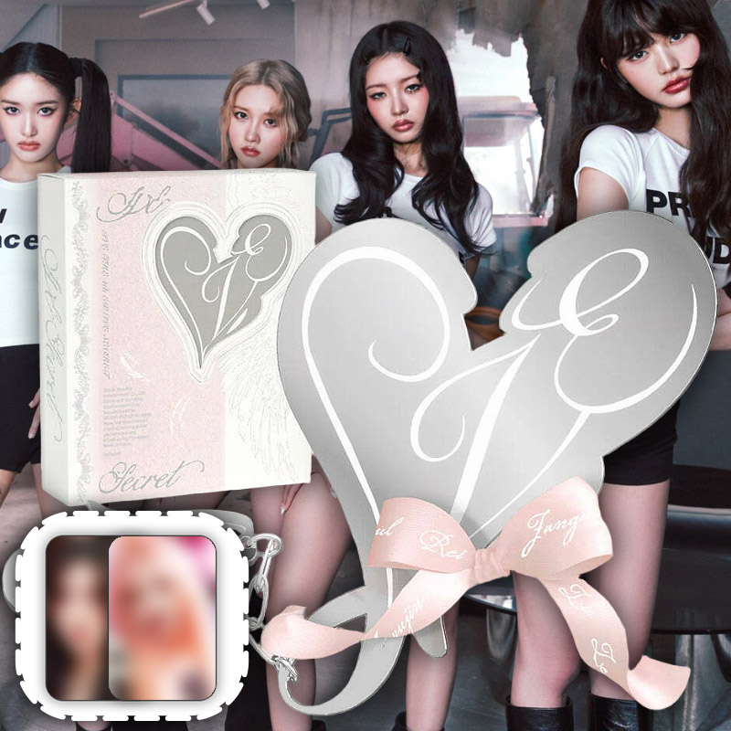 아이브 앨범 IVE SECRET시크릿 MD 미러 키링+특전2장 XOXZ 엑스오엑스지 굿즈 - 메인 이미지