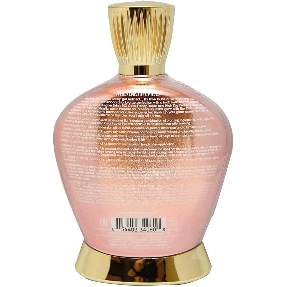 디자이너스킨 미스비헤이브드 캔디드 70X 태닝로션 400ml - 상세 이미지 2