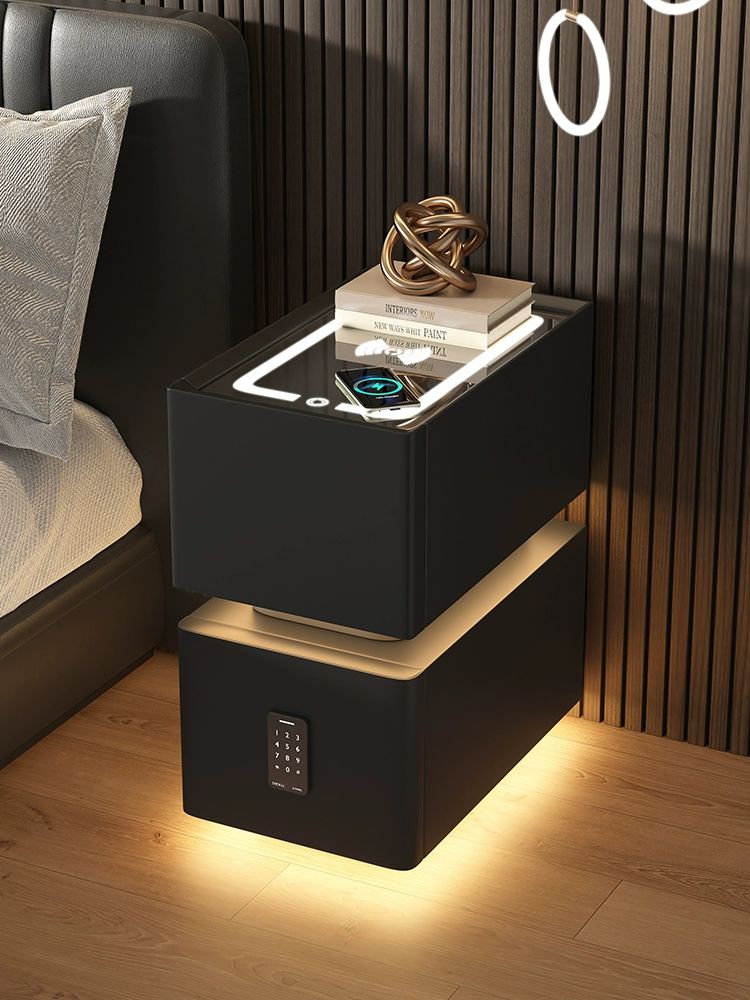 스마트 LED 무선충전 갤럭시워치 맥세이프충전기 고속 탁상시계 베이지화이트 더블 레이어 인덕션이 있는 완전 포장 설치없이바로사용가능 25x40x48cm - 상세 이미지 3