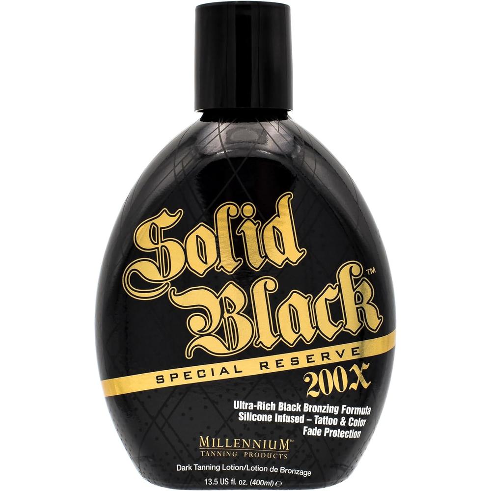 밀레니엄 솔리드 블랙 200X 다크 태닝로션 400ml - 상품 이미지