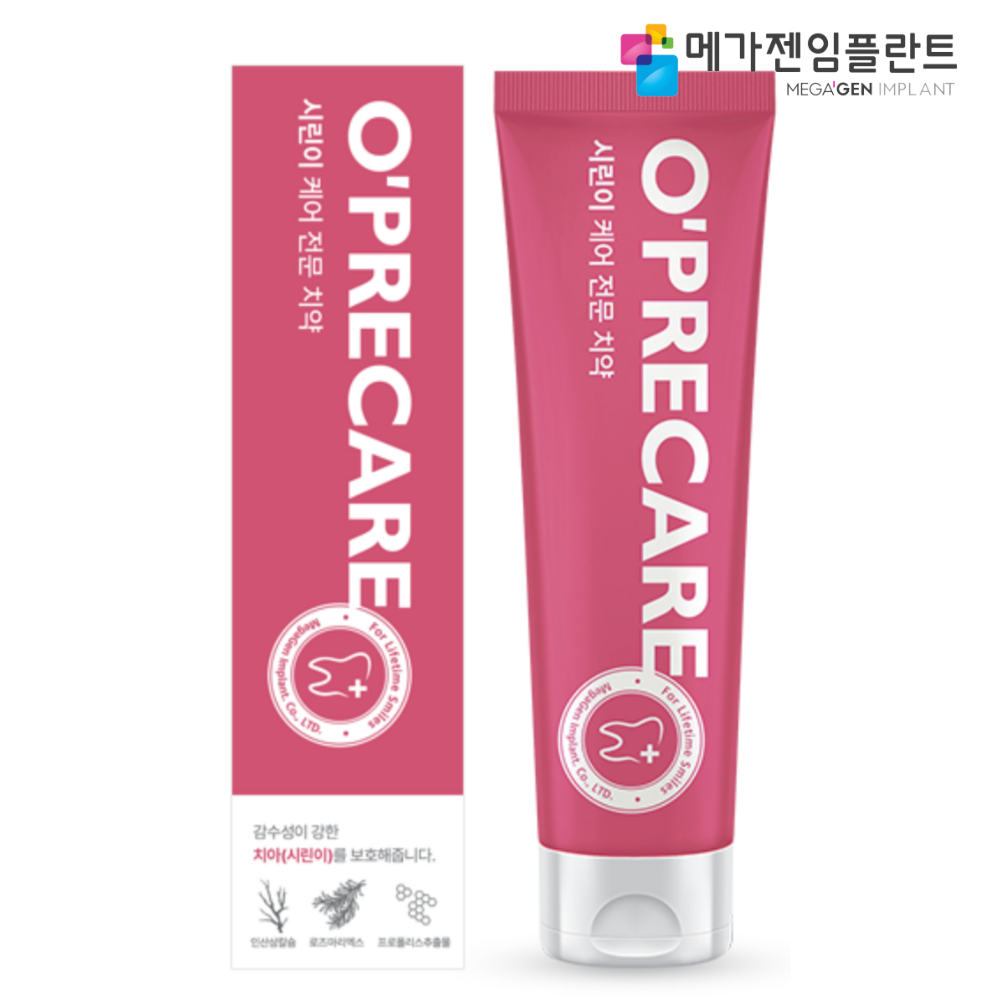 메가젠 오프리케어 시린이 케어 치약 천연 불소 계면활성제없는 치약 - 상품 이미지