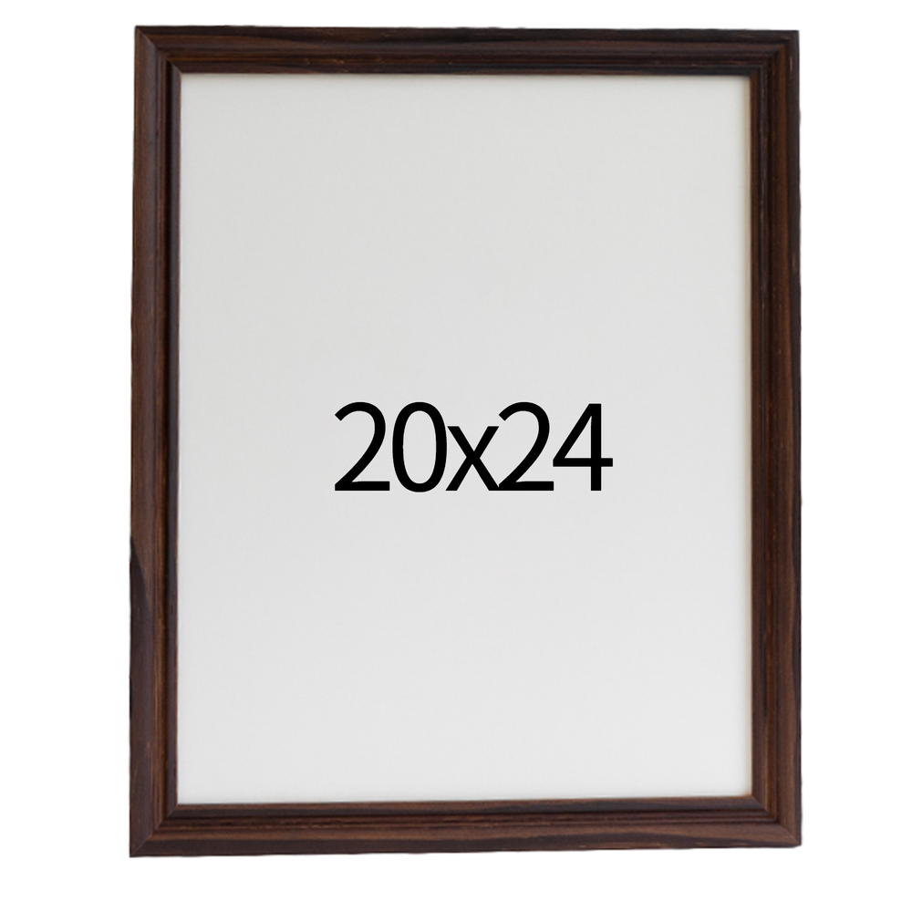 럭셔리 엔틱 원목액자 웨딩액자 우드 아크릴 프레임 스튜디오 틀 20x24 508x609mm, 버닝 - 메인 이미지