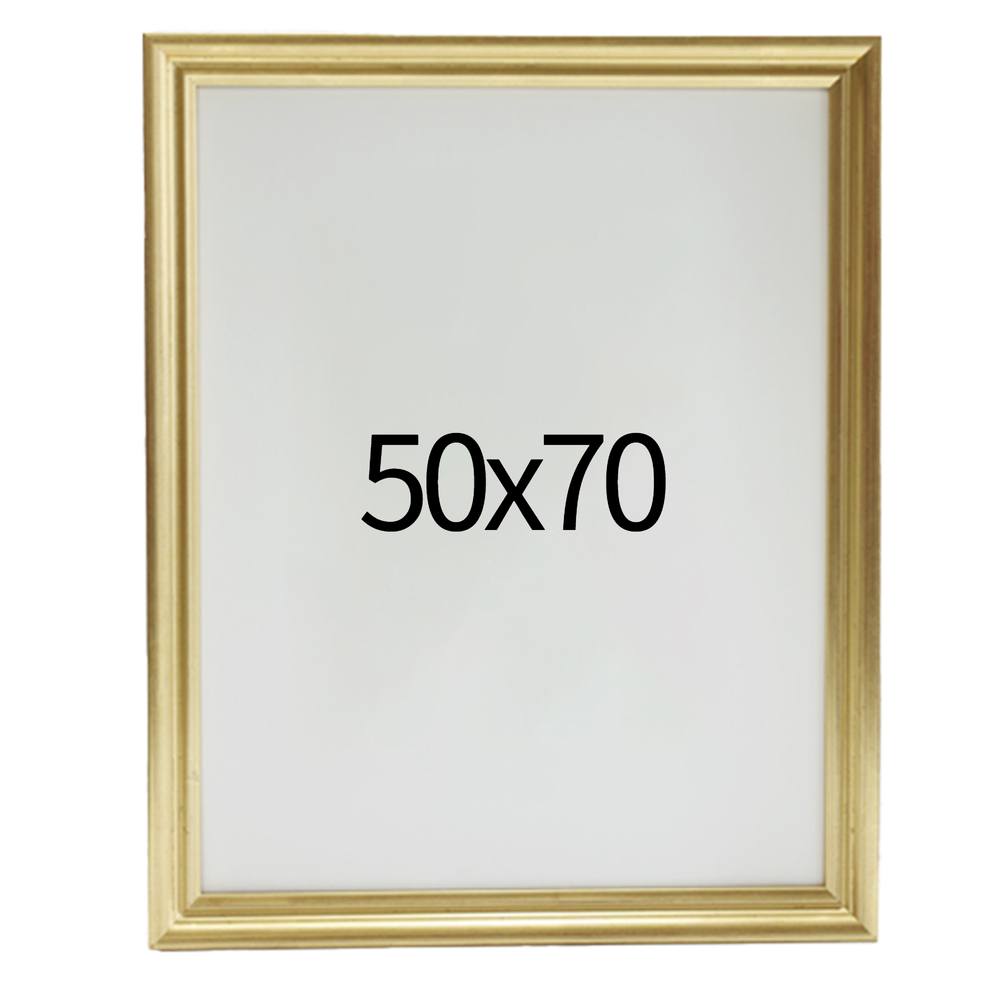 럭셔리 엔틱 원목액자 웨딩액자 우드 아크릴 프레임 스튜디오 틀 50x70 500x700mm, 골드 - 메인 이미지