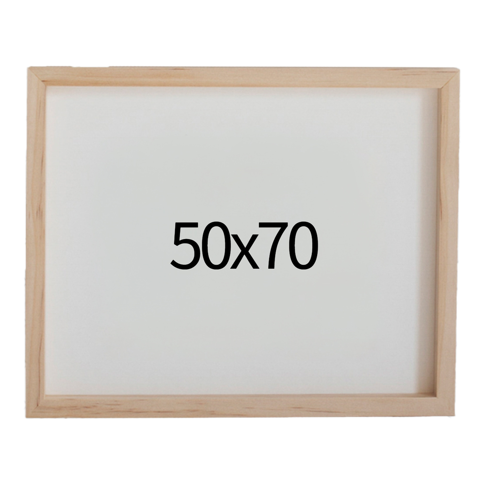 리얼 12mm 원목액자 웨딩액자 그림 포스터 프레임 인테리어 50x70 500x700mm, 내츄럴 - 상품 이미지