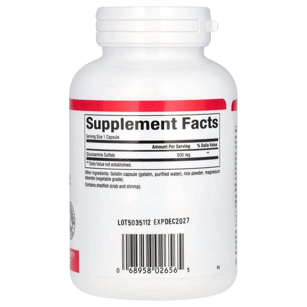 네츄럴팩터 글루코사민 설페이트 500mg 180정 (2개) - 상세 이미지 3