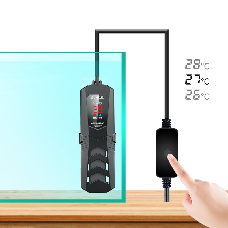 수족관히터봉 조절기 항온 가열 온도 보온 히터기 팬텀 500W 80-100cm - 상품 이미지