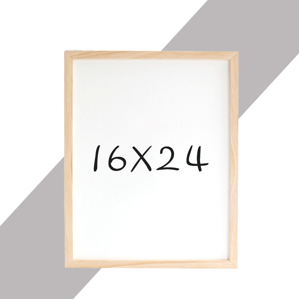 15mm 원목액자 웨딩액자 우드 아크릴 프레임 스튜디오 틀 16x24 406x609mm, 내츄럴 - 메인 이미지