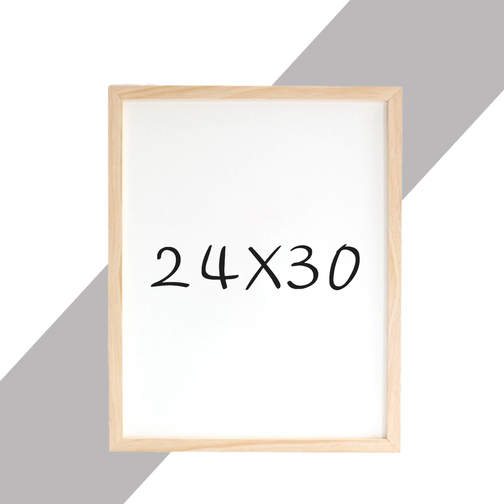 15mm 원목액자 웨딩액자 우드 아크릴 프레임 스튜디오 틀 24x30 609x762mm, 내츄럴 - 상품 이미지