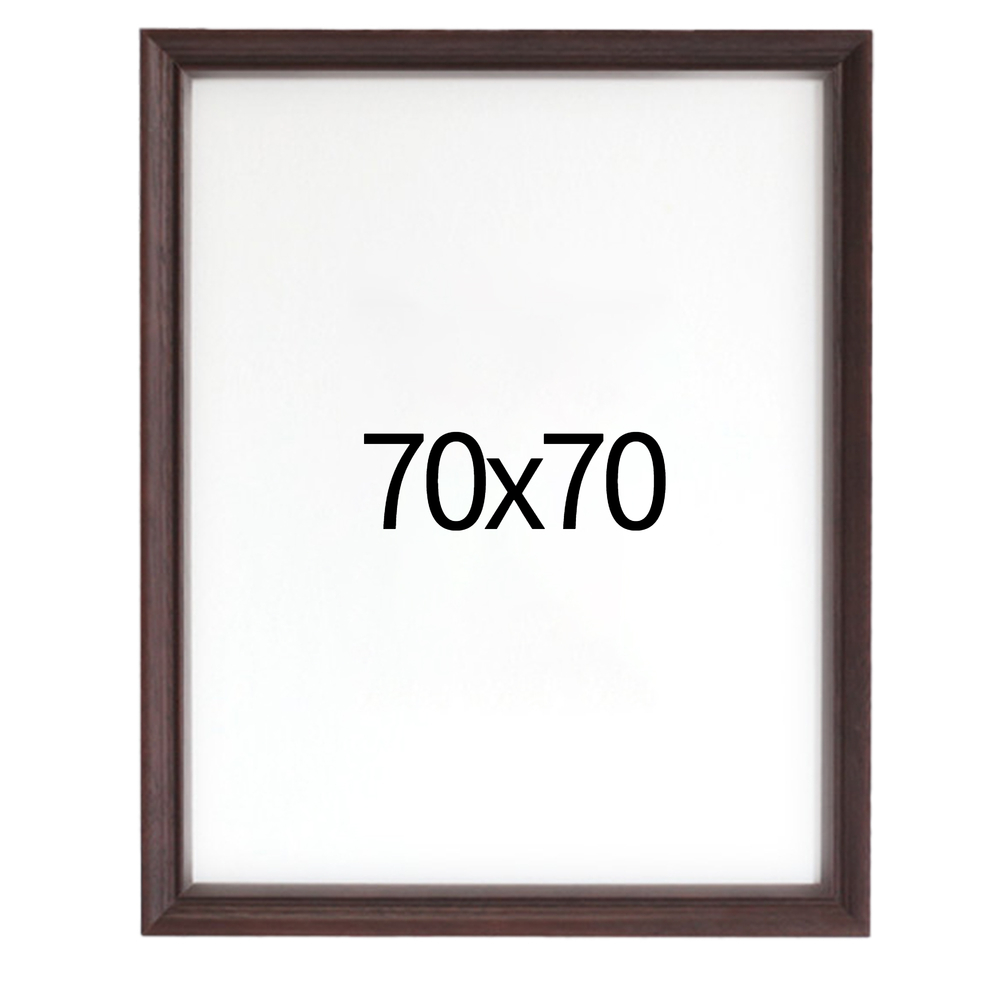 럭셔리 엔틱 원목액자 웨딩액자 우드 아크릴 프레임 스튜디오 틀 70x70 700x700mm, 샴페인 - 메인 이미지
