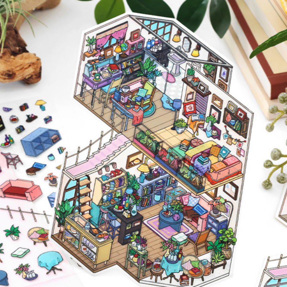 방꾸미기스티커 3D 입체 스티커 다락방 이미지 4