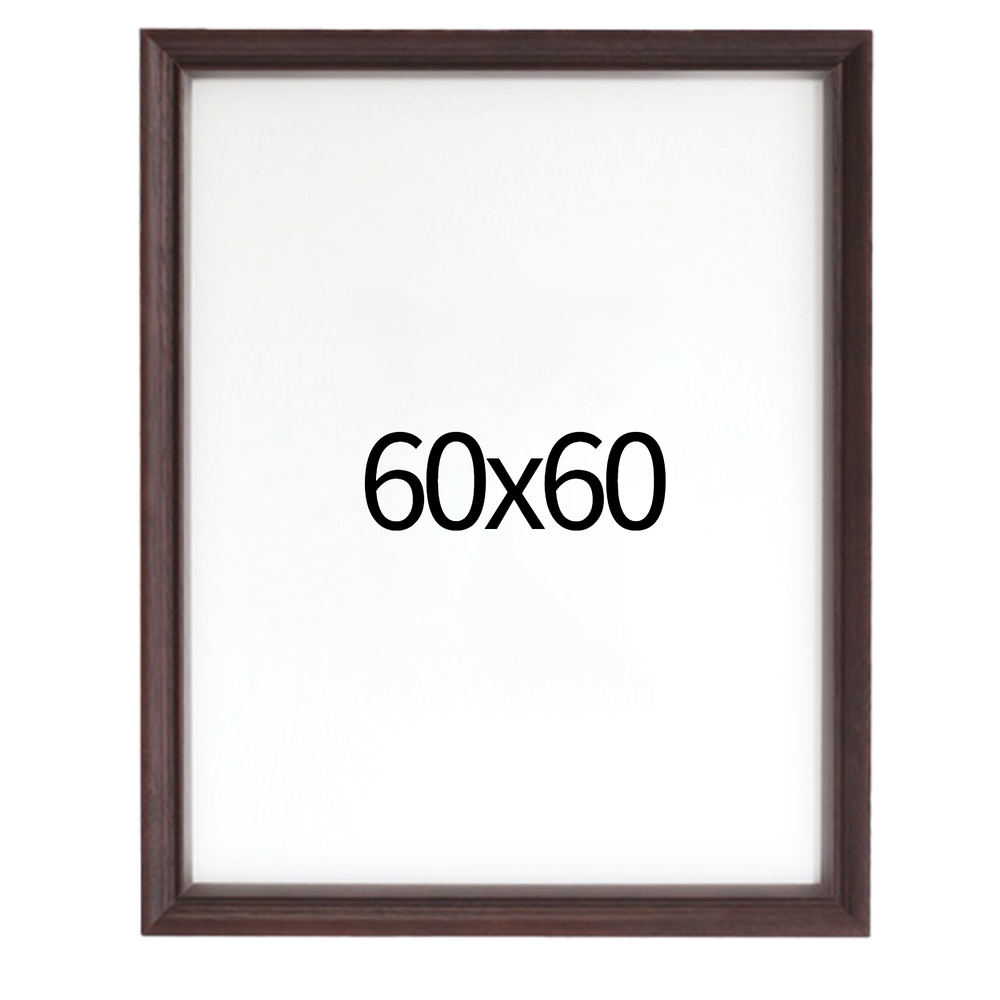 럭셔리 엔틱 원목액자 웨딩액자 우드 아크릴 프레임 스튜디오 틀 60x60 600x600mm, 샴페인 - 메인 이미지