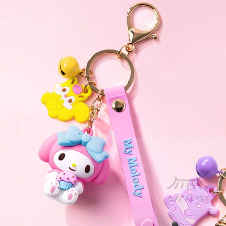 소망상점협력사 산리오 깐부 피규어 키링-마이멜로디 귀여운키홀더 차키링 열쇠링