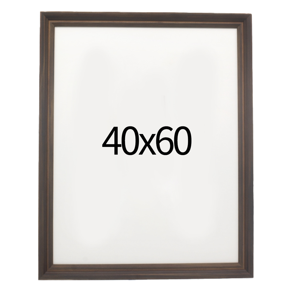 럭셔리 엔틱 원목액자 웨딩액자 우드 아크릴 프레임 스튜디오 틀 40x60 400x600mm, 진밤 - 메인 이미지