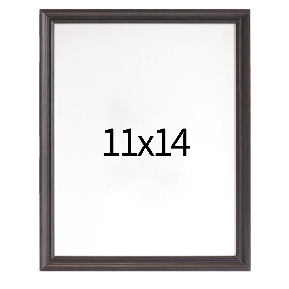 럭셔리 엔틱 원목액자 웨딩액자 우드 아크릴 프레임 스튜디오 틀 11x14 279x355mm, 블랙 - 메인 이미지