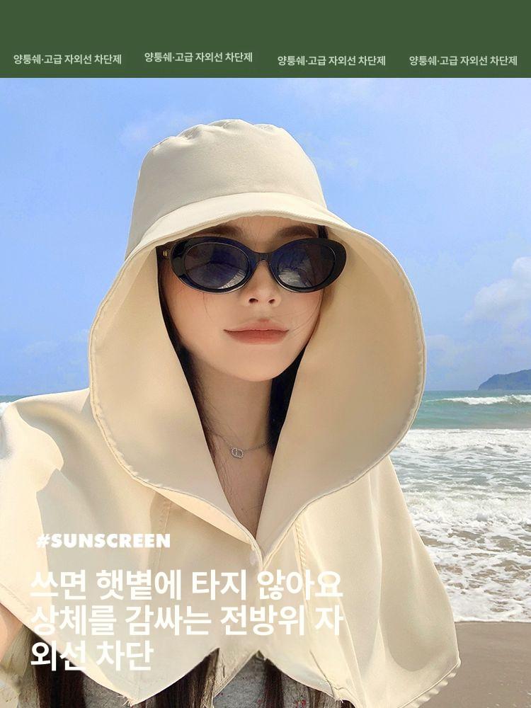 여름모자 비치모자 해변가 해변모자 바캉스 자외선 챙모자 와이드챙 여름 밀짚 휴양지 챙 컴포트 베이직 조절 가능 - 상세 이미지 3