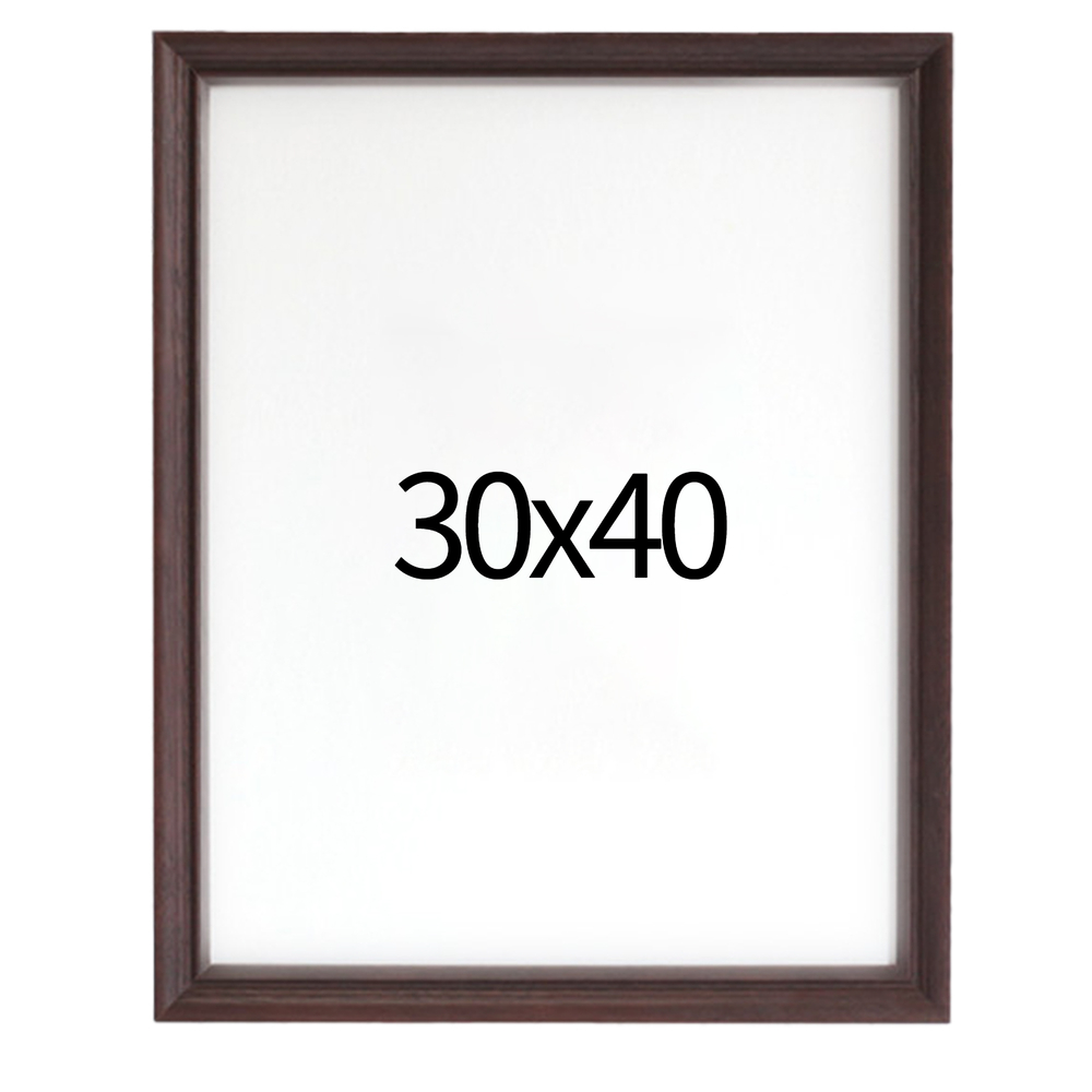럭셔리 엔틱 원목액자 웨딩액자 우드 아크릴 프레임 스튜디오 틀 30x40 300x400mm, 샴페인 - 메인 이미지