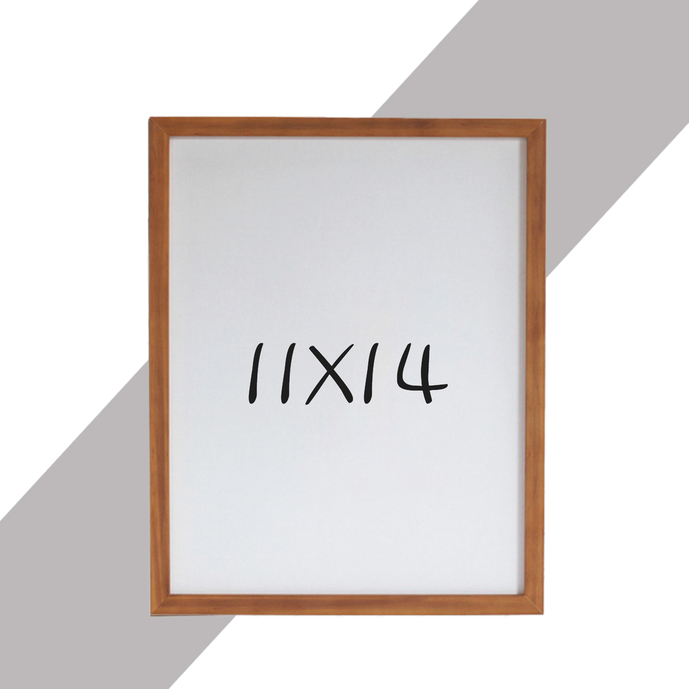 15mm 원목액자 웨딩액자 우드 아크릴 프레임 스튜디오 틀 11x14 279x355mm, 연밤 - 상품 이미지