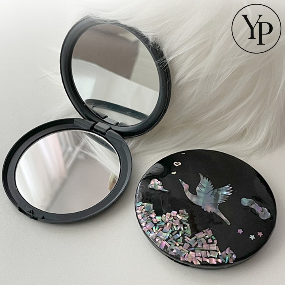 미니 자개 손거울 DIY키트 세트 외국인 손님 친구 선물 한국 전통 문양 나전칠기