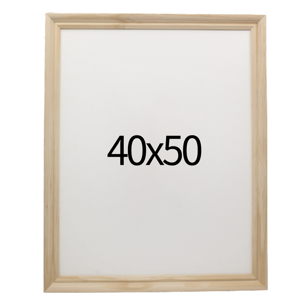 럭셔리 엔틱 원목액자 웨딩액자 우드 아크릴 프레임 스튜디오 틀 40x50 400x500mm, 내츄럴 - 메인 이미지