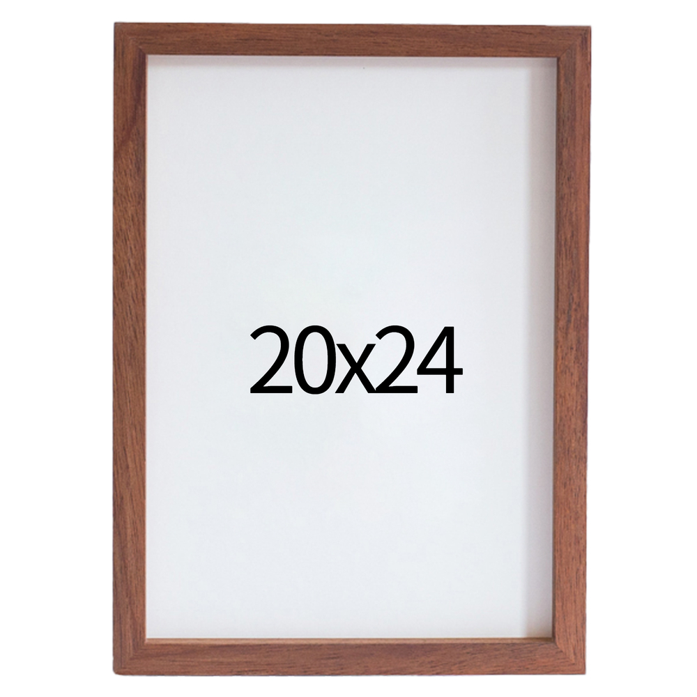 리얼 12mm 원목액자 웨딩액자 그림 포스터 프레임 인테리어 20x24 508x609mm, 오크 - 메인 이미지