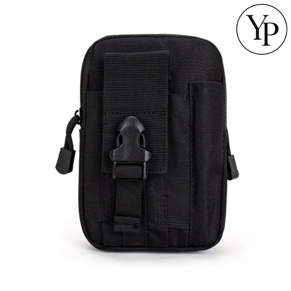 등산 미니 파우치 가방 멀티 포켓 이중 지퍼 트레일러닝 힙색 휴대폰 보조백