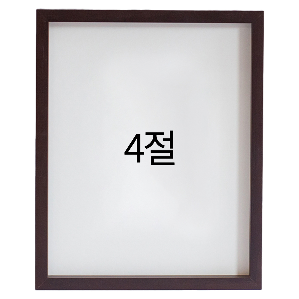 리얼 12mm 원목액자 웨딩액자 그림 포스터 프레임 인테리어 4절 394x545mm, 샴페인 - 메인 이미지