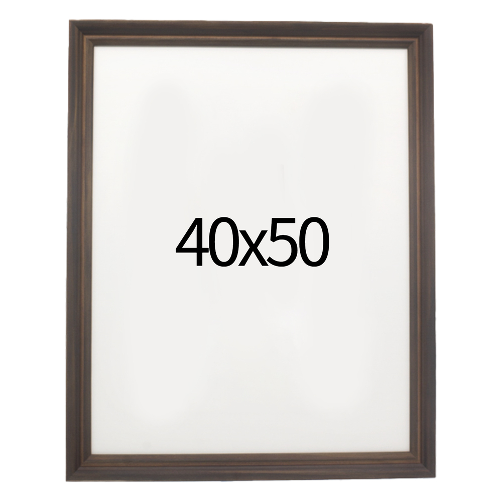 럭셔리 엔틱 원목액자 웨딩액자 우드 아크릴 프레임 스튜디오 틀 40x50 400x500mm, 진밤 - 메인 이미지