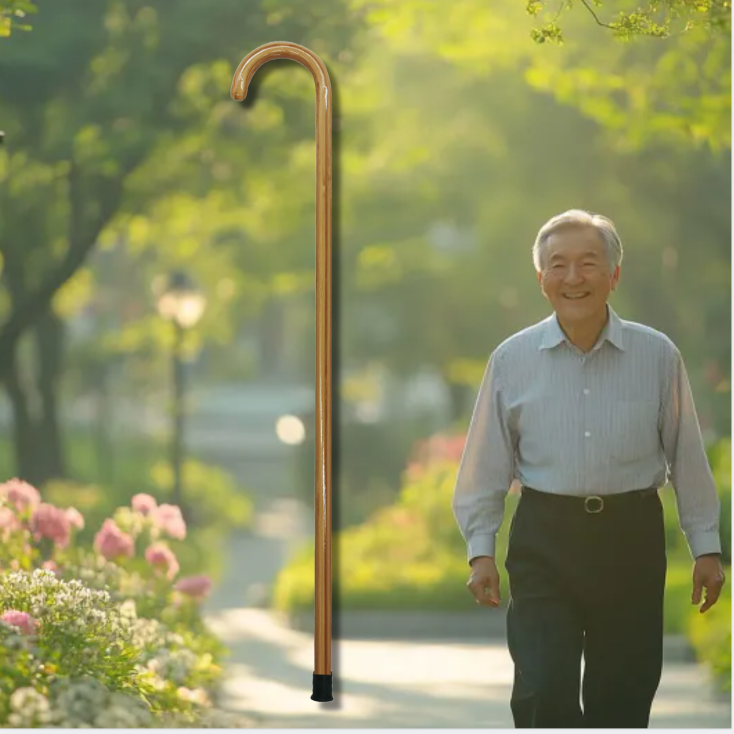 가벼운 환자용 노인 지팡이 고급형 어르신 지팡이 경량 도사 지팡이 - 상품 이미지