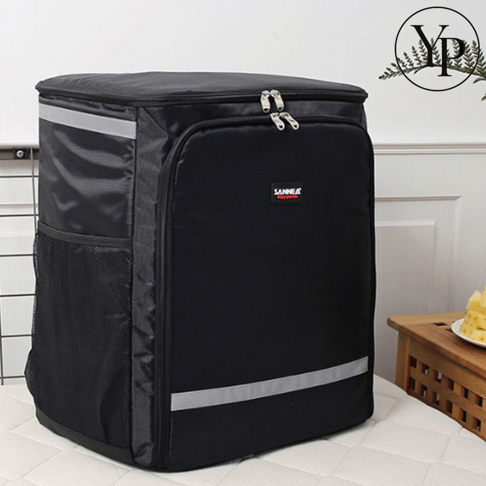 57L 배낭형 대용량 백팩 보온 보냉 쿨러백 도보 배달 2단 수납 반사판 가방