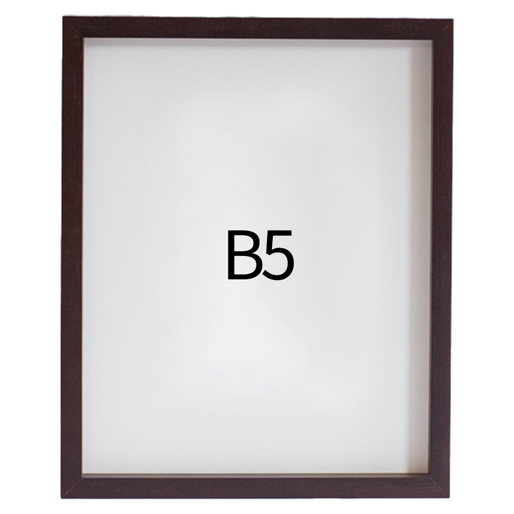 리얼 12mm 원목액자 웨딩액자 그림 포스터 프레임 인테리어 B5 182X257mm, 샴페인 - 메인 이미지
