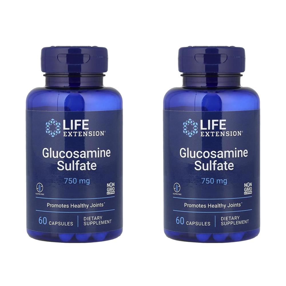 라이프익스텐션 글루코사민 설페이트 750mg 60정 (2개) - 상품 이미지