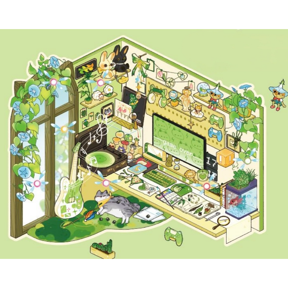 3D 방꾸미기 스티커 입체 이야기상자 이미지 4