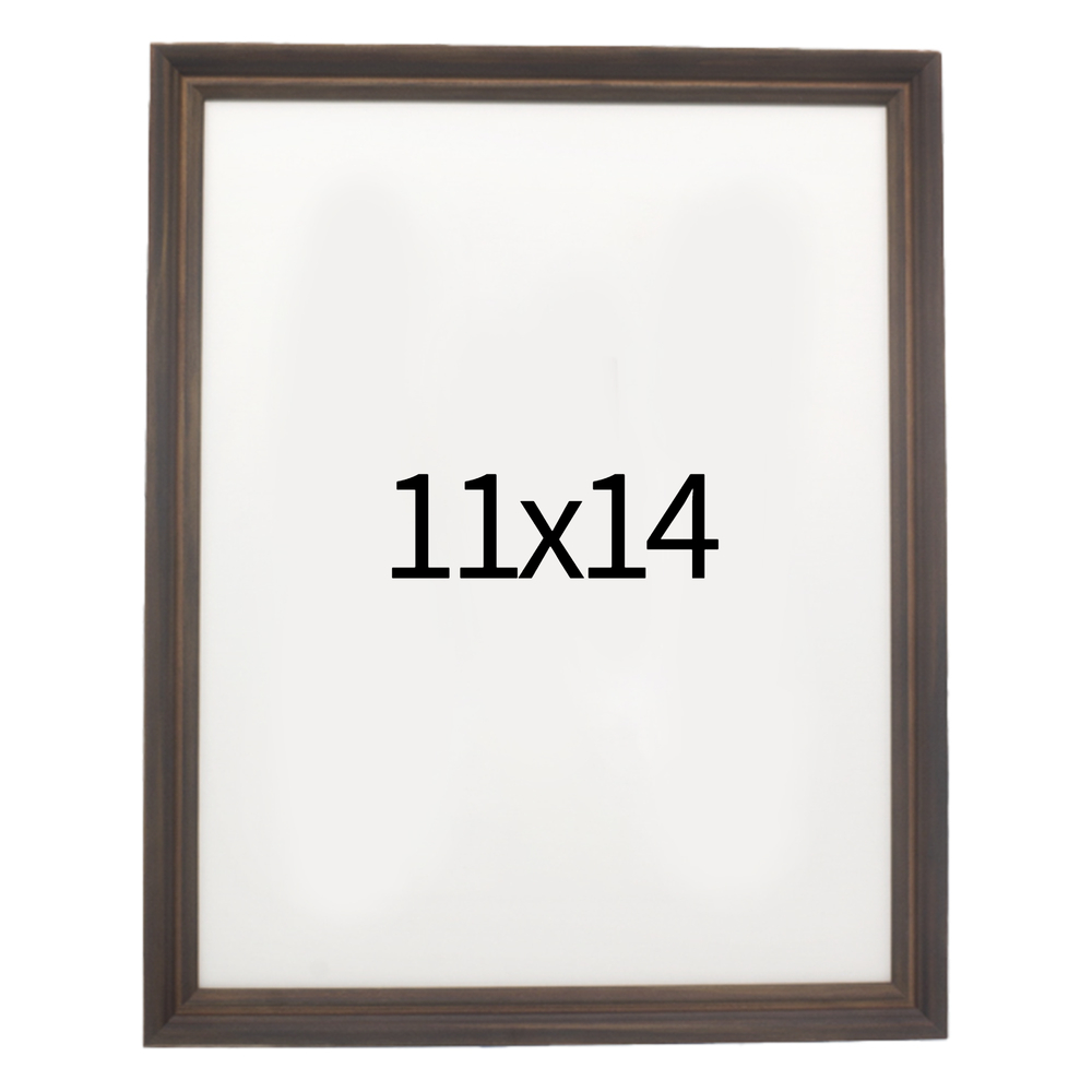 럭셔리 엔틱 원목액자 웨딩액자 우드 아크릴 프레임 스튜디오 틀 11x14 279x355mm, 진밤 - 메인 이미지