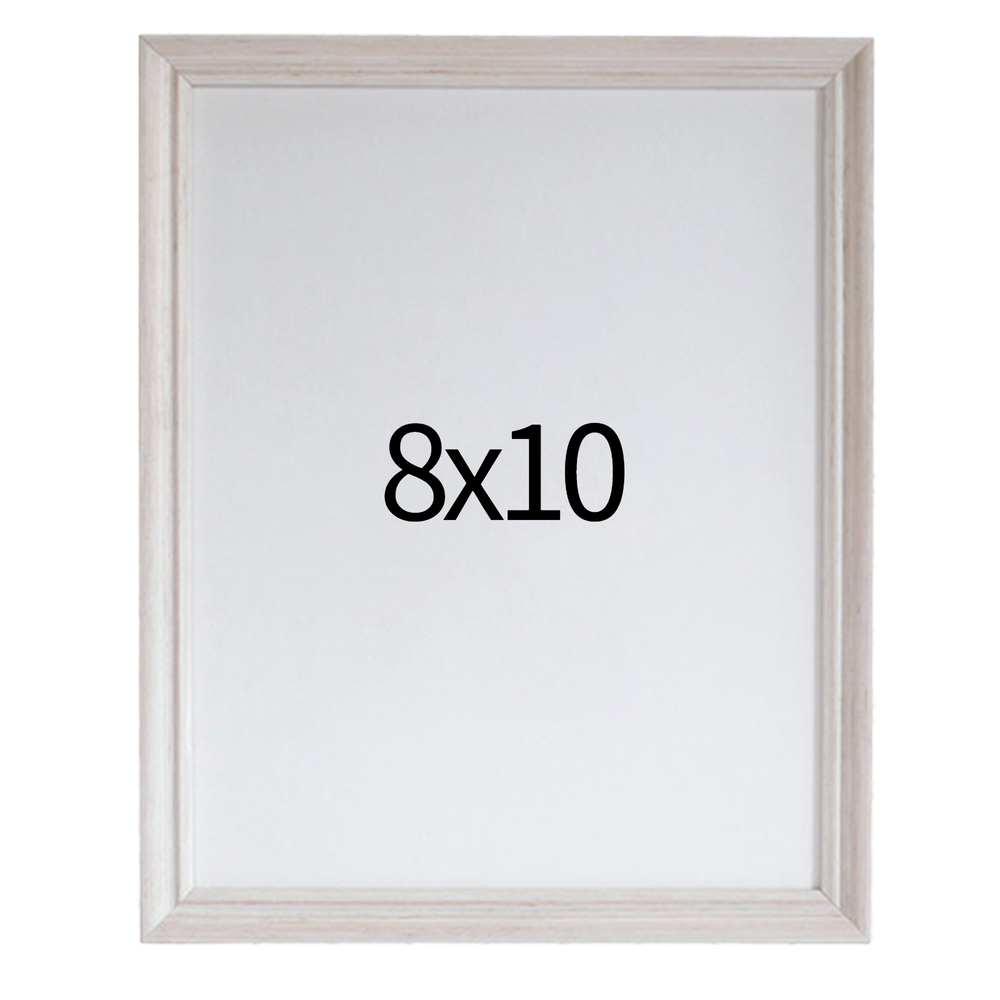 럭셔리 엔틱 나무액자 사진액자 웨딩 포토테이블 사진인화 탁상 8x10 203x254mm, 화이트 - 메인 이미지