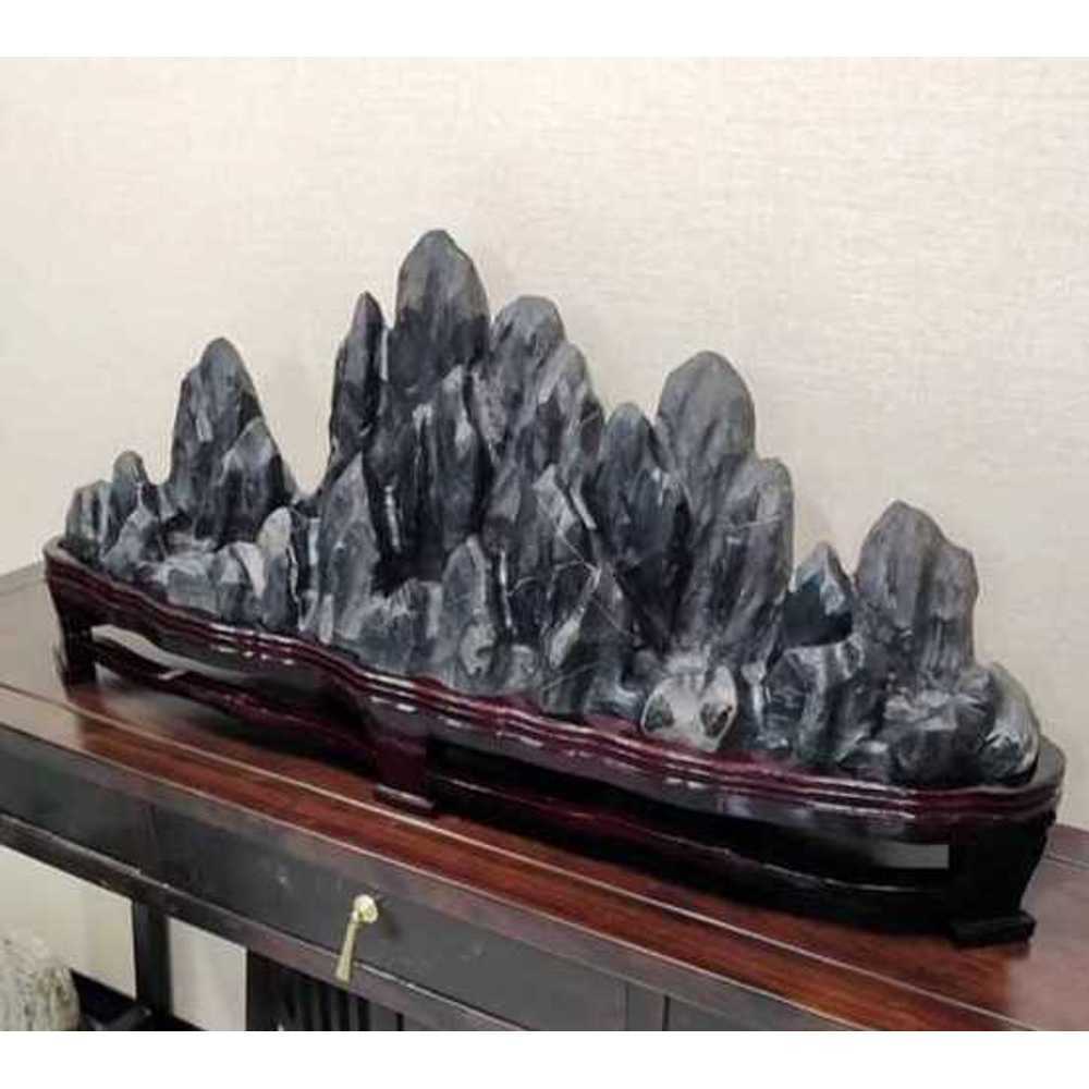 수석 산수경석 풍수 장식용 원석 인테리어 사무실 돌 70x20x40cm 1. Q3201 70x20x40cm - 상품 이미지