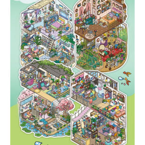 방꾸미기스티커 3D 입체 스티커 다락방 실사용 후기 | 효과 있을까? - 상품 이미지 2