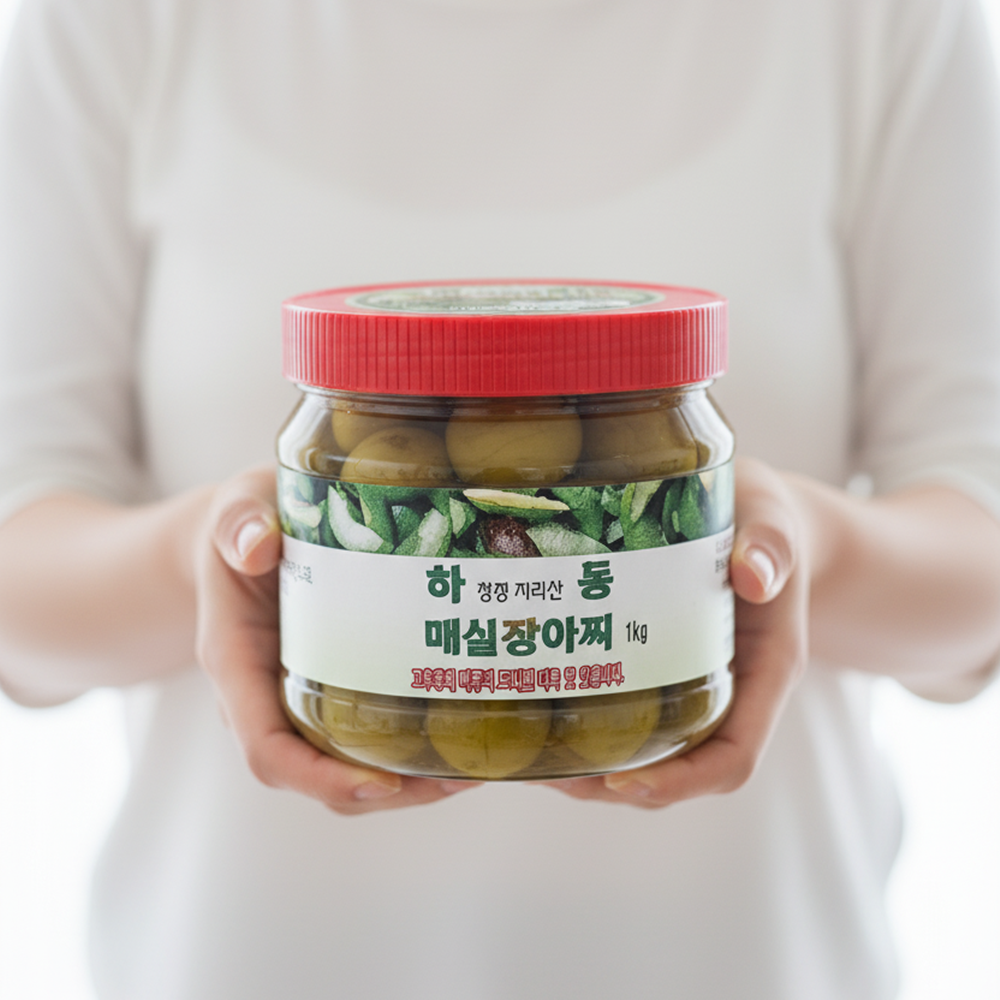 힘찬열매 하동 매실장아찌 매실절임 짱아치 1kg - 상품 이미지