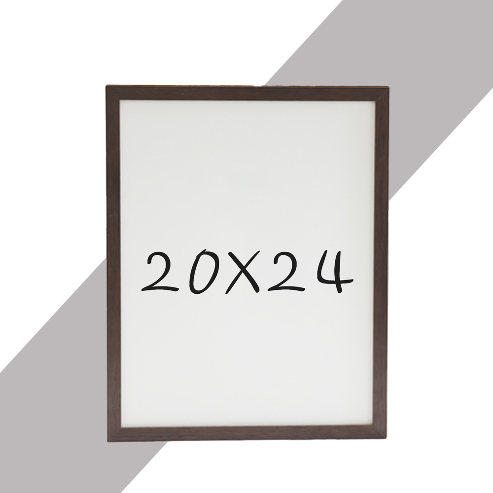 15mm 원목액자 웨딩액자 우드 아크릴 프레임 스튜디오 틀 20x24 508x609mm, 샴페인 - 메인 이미지