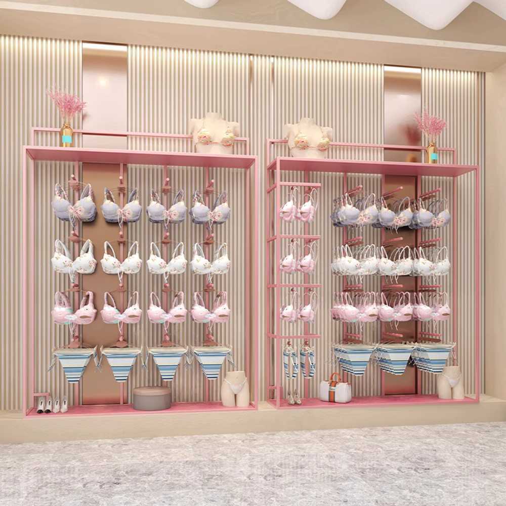 속옷 진열대 진열장 브라 스탠드 전시 수영복 비키니 120x220cm - 상품 이미지