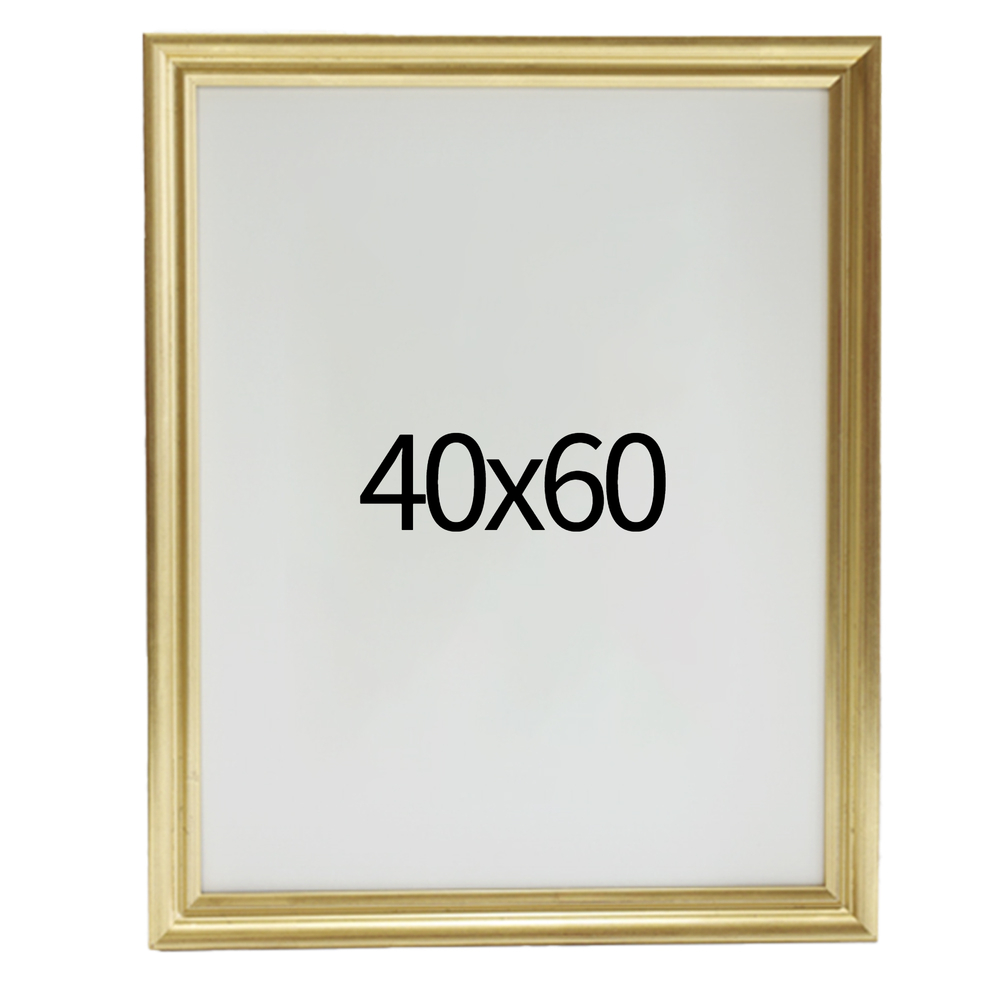 럭셔리 엔틱 원목액자 웨딩액자 우드 아크릴 프레임 스튜디오 틀 40x60 400x600mm, 골드 - 메인 이미지