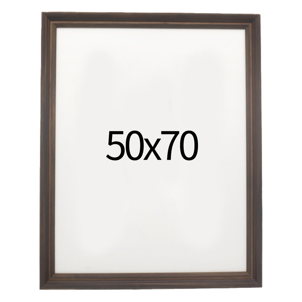 럭셔리 엔틱 원목액자 웨딩액자 우드 아크릴 프레임 스튜디오 틀 50x70 500x700mm, 진밤 - 메인 이미지