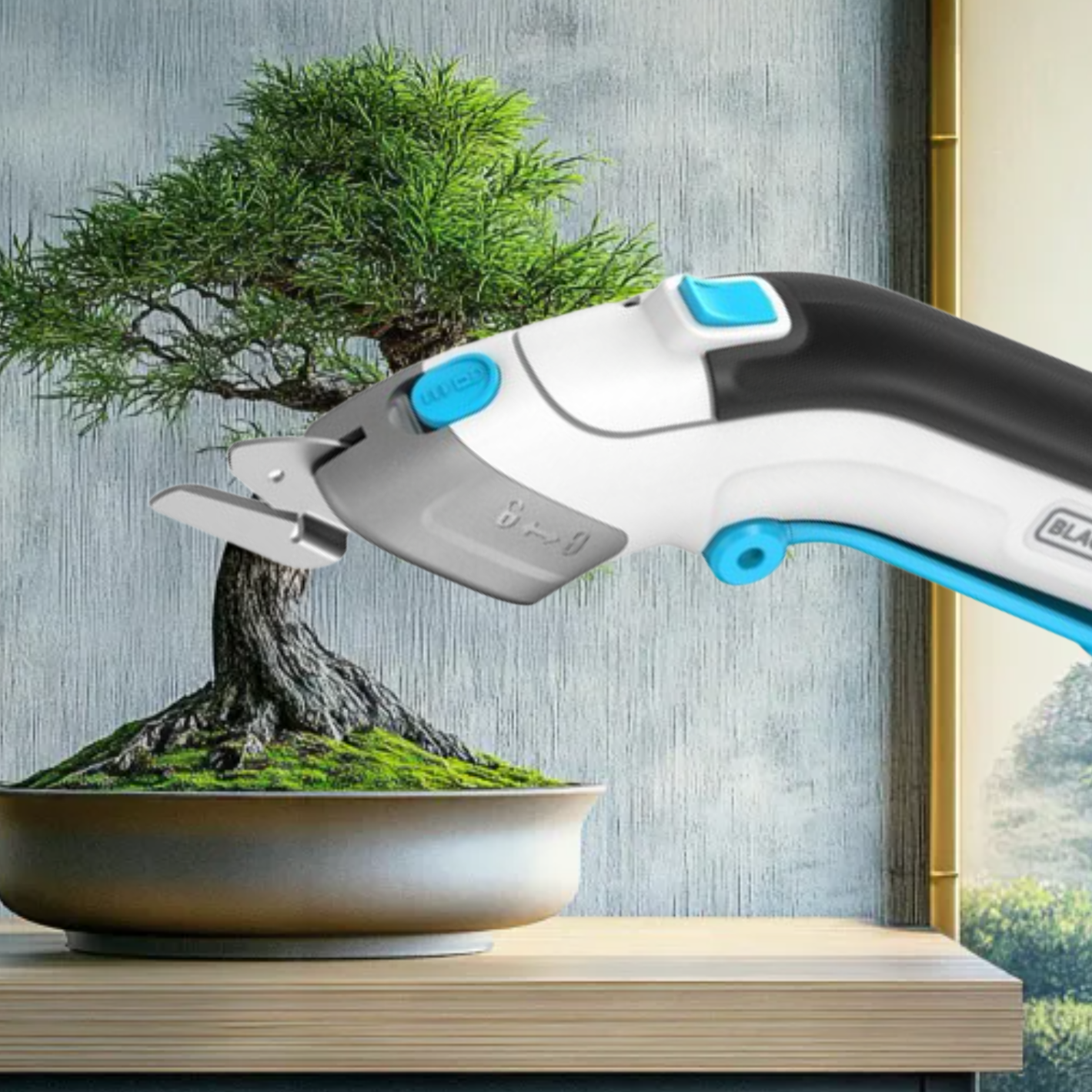 전동 가지 치는 기계 나무 자르는 가위 원예용 분재용 가위