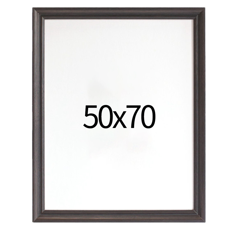 럭셔리 엔틱 원목액자 웨딩액자 우드 아크릴 프레임 스튜디오 틀 50x70 500x700mm, 블랙 - 메인 이미지